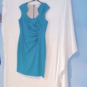 Calvin Klein turquoise size 12 dress Great for special occasion, only worn 1x